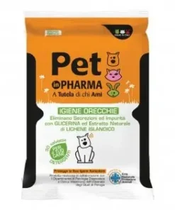 Pet In Pharma Salviette Orecchie Cani 30 Pezzi – Pulizia Efficace delle Orecchie del Tuo Cane